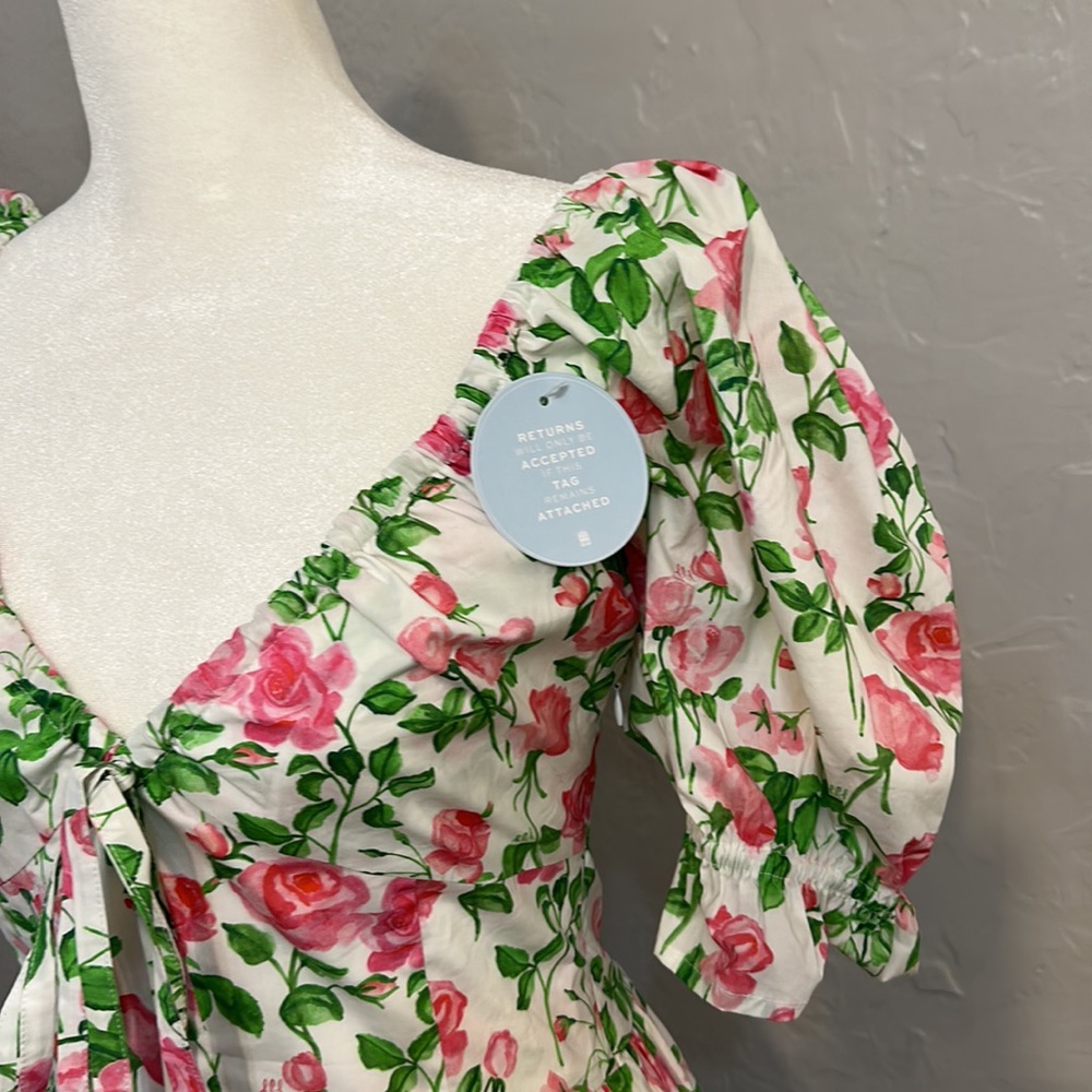 NWT Hill House Ophelia Dress in Pink Rose S